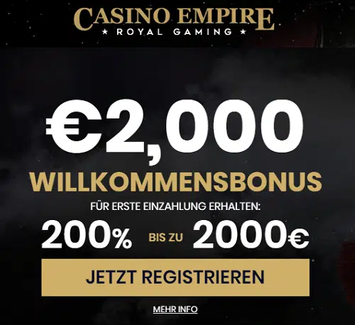 Empire Willkommen Bonus