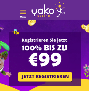 Yako Casino 99 Euro Bonus