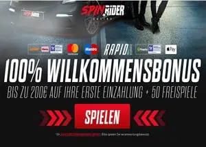 Spinrider Willkommensangebot