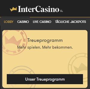 Intercasino Bonusprogramm