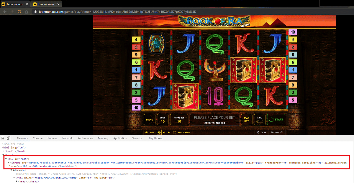 Leo Monaco Casino Fake Slots