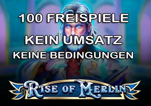 100 Rise of Merlin Freispiele ohne Umsatz