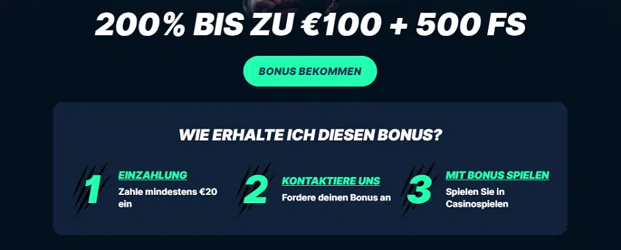 Playzilla Willkommensbonus